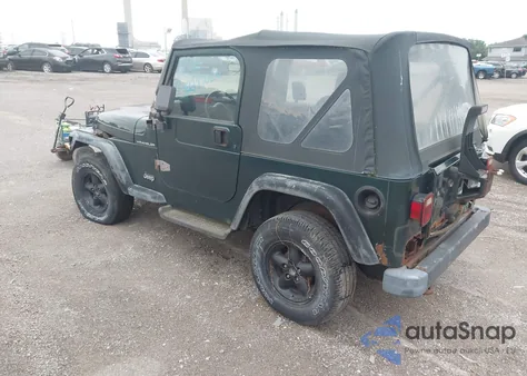 1999 Jeep Wrangler Se из США, поврежденный, VIN 1J4FY29P7XP479351